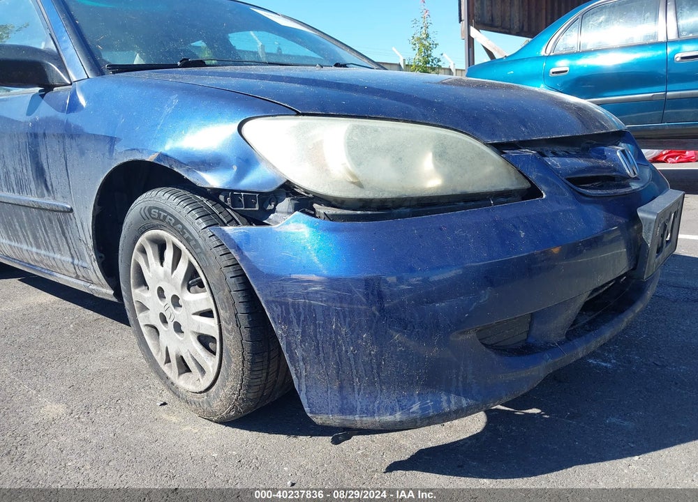 2005 HONDA CIVIC LX VIN: 2HGES16585H613089