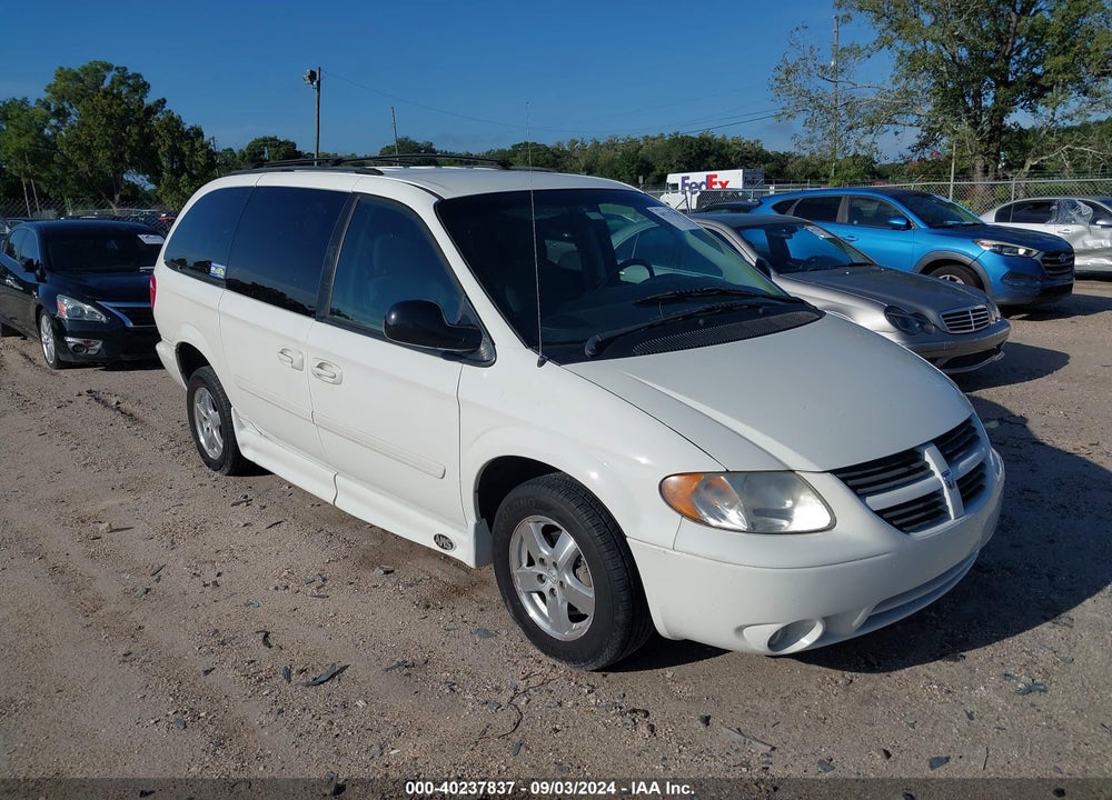 2007 DODGE GRAND CARAVAN SXT VIN: 2D4GP44LX7R282978