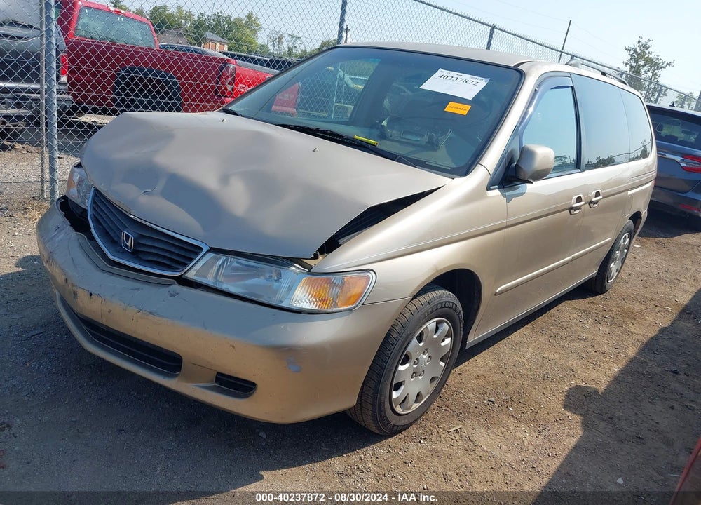 2001 HONDA ODYSSEY EX VIN: 2HKRL18661H600359
