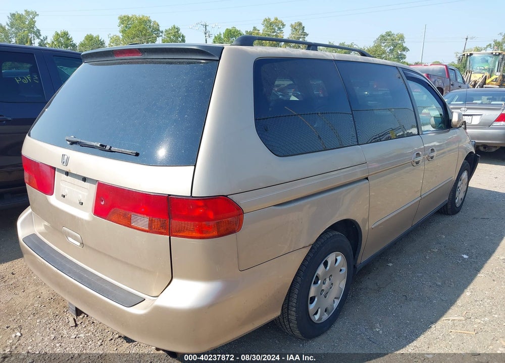 2001 HONDA ODYSSEY EX VIN: 2HKRL18661H600359