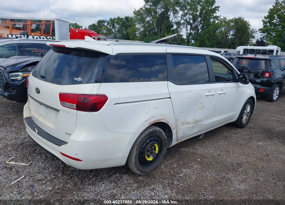 2016 KIA SEDONA LX VIN: KNDMB5C16G6089996