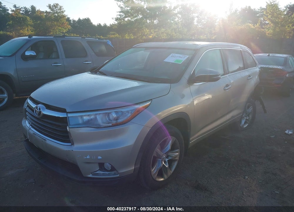 2014 TOYOTA HIGHLANDER LIMITED V6 VIN: 5TDDKRFH7ES007139
