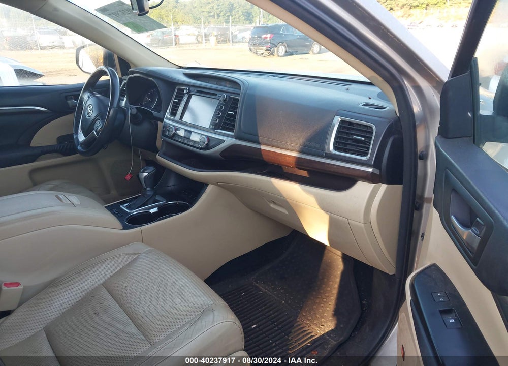 2014 TOYOTA HIGHLANDER LIMITED V6 VIN: 5TDDKRFH7ES007139