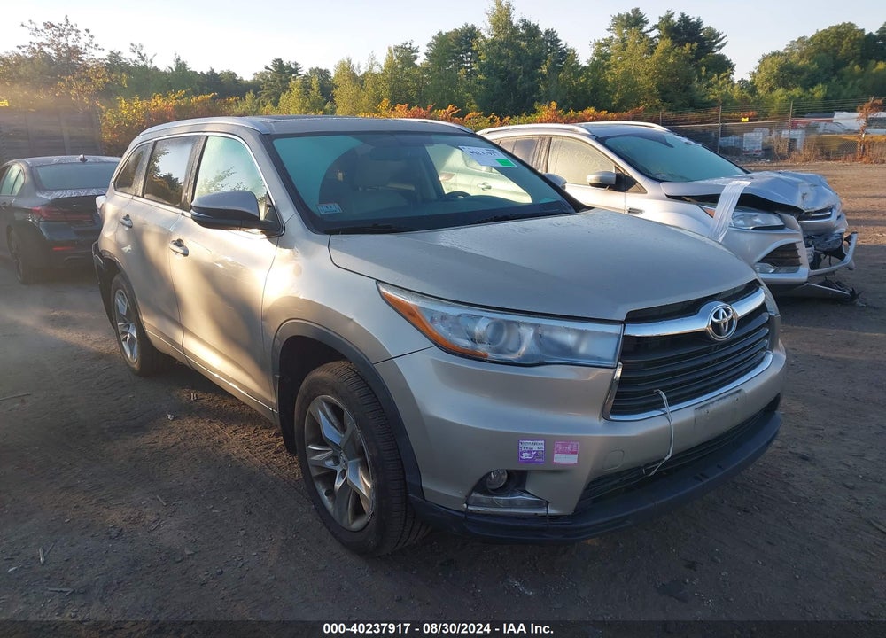 2014 TOYOTA HIGHLANDER LIMITED V6 VIN: 5TDDKRFH7ES007139