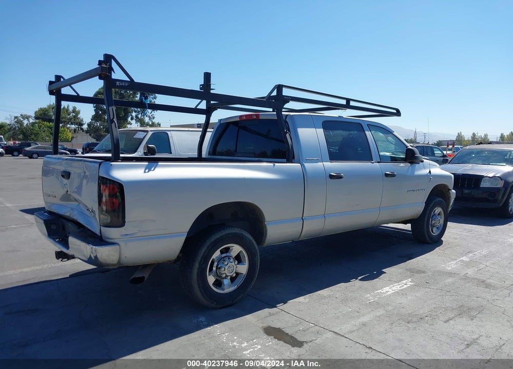 2006 DODGE RAM 2500 SLT VIN: 3D7KS29C06G183387