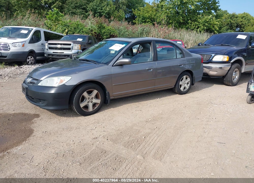 2004 HONDA CIVIC EX VIN: 2HGES26784H532213