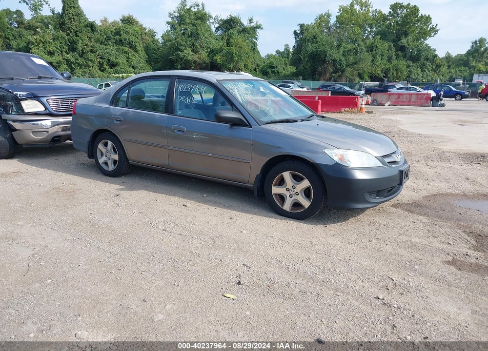 2004 HONDA CIVIC EX VIN: 2HGES26784H532213