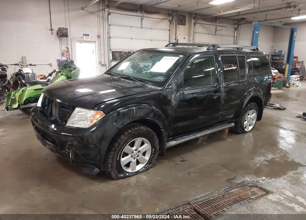 2012 NISSAN PATHFINDER SV VIN: 5N1AR1NB9CC608916