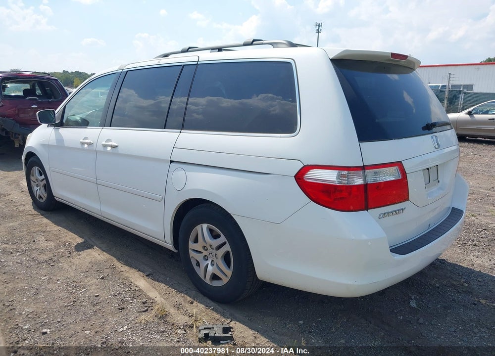 2007 HONDA ODYSSEY EX-L VIN: 5FNRL38747B145121