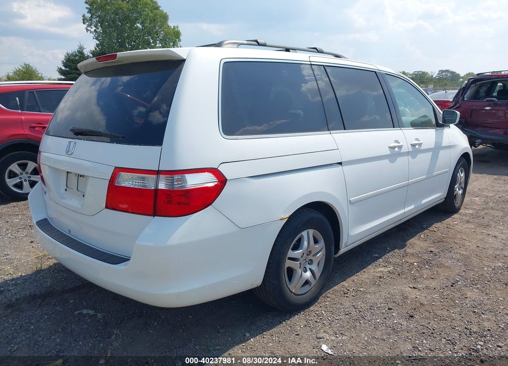 2007 HONDA ODYSSEY EX-L VIN: 5FNRL38747B145121