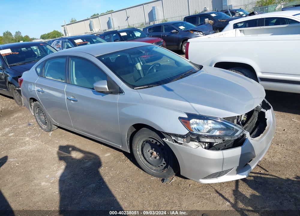 2019 NISSAN SENTRA S VIN: 3N1AB7APXKY337452