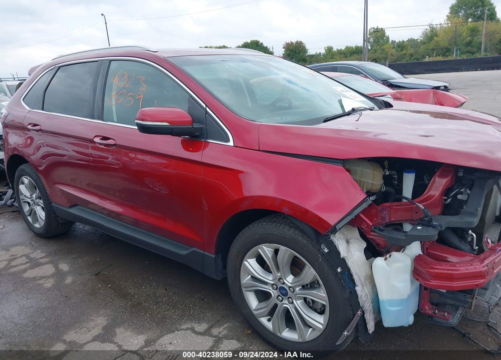 2019 FORD EDGE TITANIUM VIN: 2FMPK4K99KBB74609