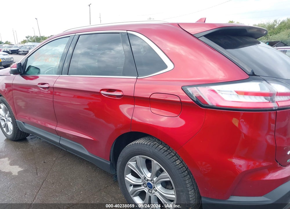 2019 FORD EDGE TITANIUM VIN: 2FMPK4K99KBB74609