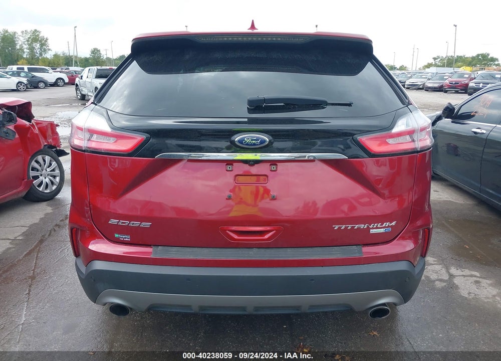 2019 FORD EDGE TITANIUM VIN: 2FMPK4K99KBB74609