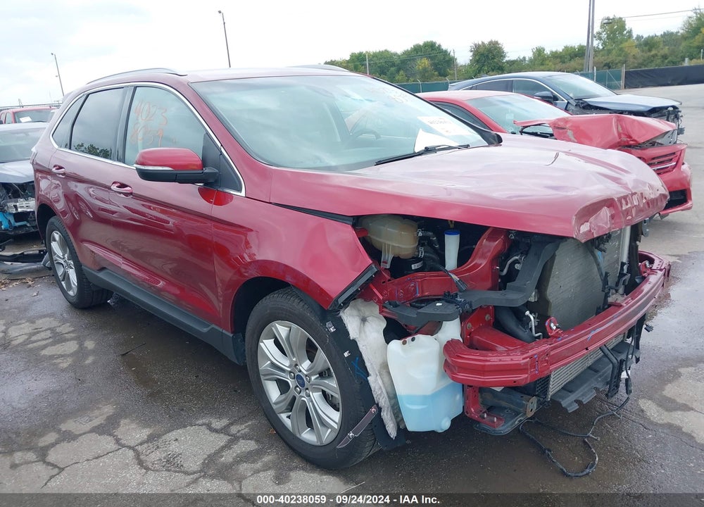 2019 FORD EDGE TITANIUM VIN: 2FMPK4K99KBB74609