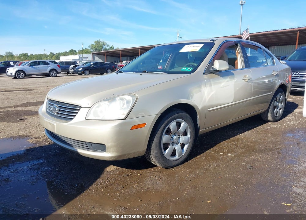 2008 KIA OPTIMA LX VIN: KNAGE123585238791