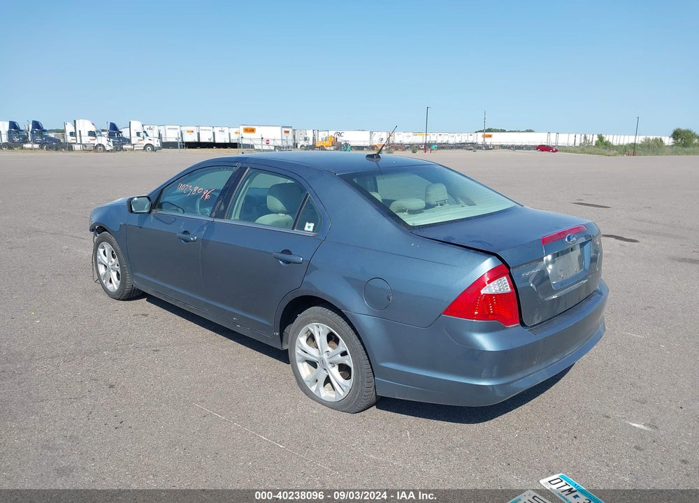 2012 FORD FUSION SE VIN: 3FAHP0HA5CR398313