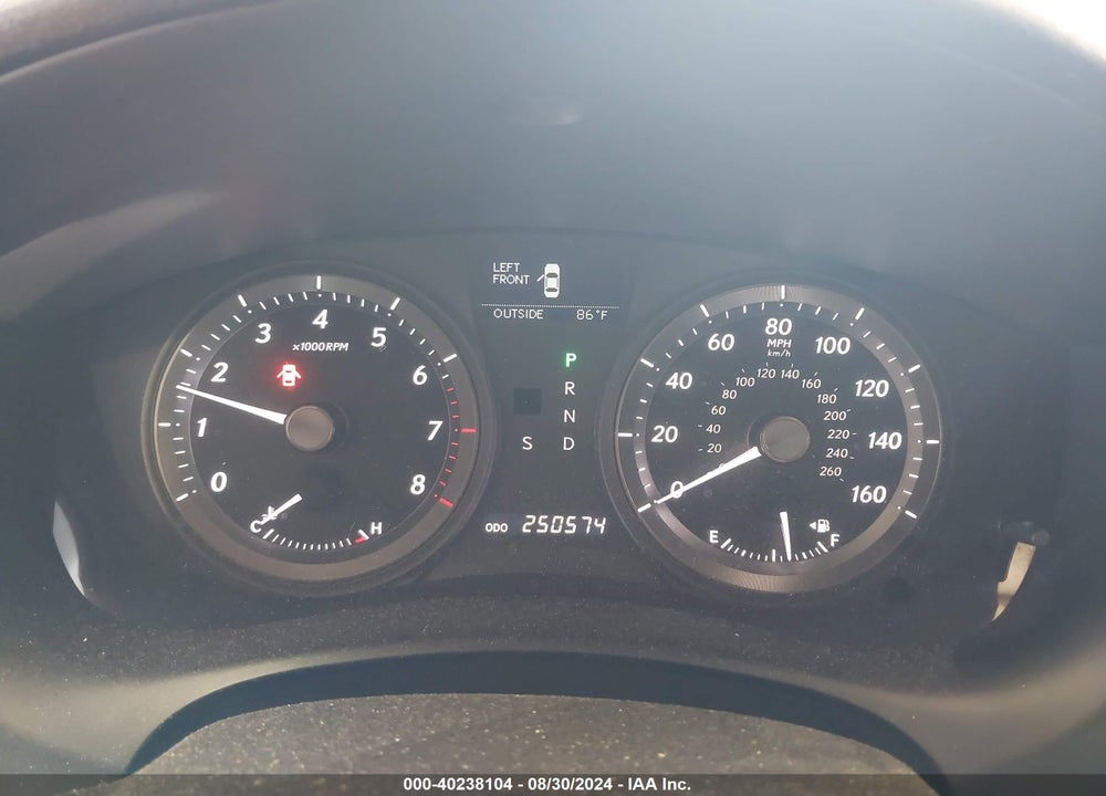 2007 LEXUS ES 350 VIN: JTHBJ46G072020649
