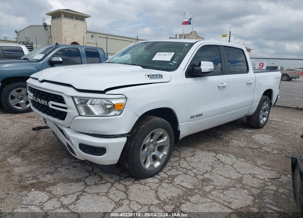 2022 STAR RAM 1500 LONE   4X4 5'7 BOX VIN: 1C6SRFFT1NN397173