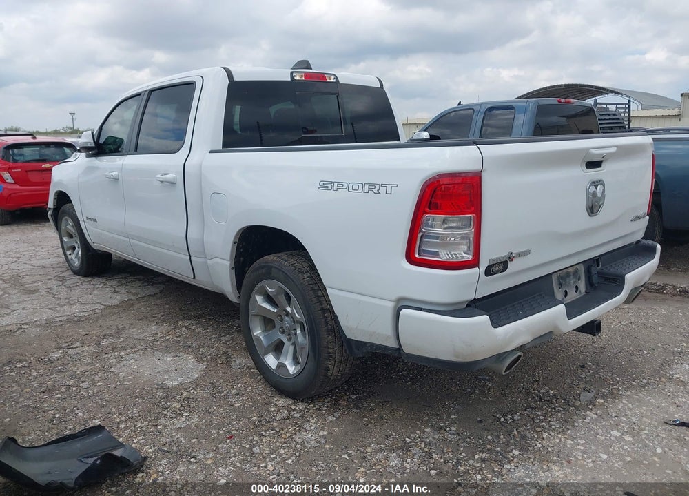 2022 STAR RAM 1500 LONE   4X4 5'7 BOX VIN: 1C6SRFFT1NN397173