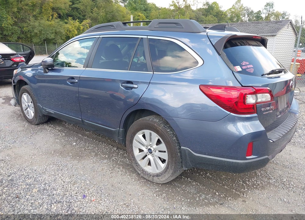 2016 SUBARU OUTBACK 2.5I PREMIUM VIN: 4S4BSBFC4G3277352