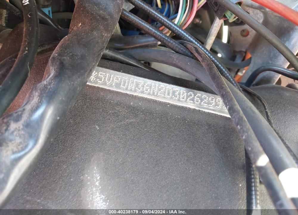2013 VICTORY MOTORCYCLES CROSS COUNTRY VIN: 5VPDW36N2D3026299