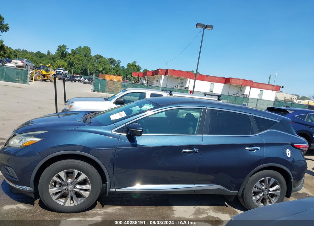 2015 NISSAN MURANO S VIN: 5N1AZ2MH7FN220877