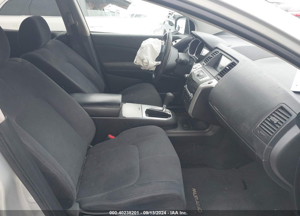 2009 NISSAN MURANO S VIN: JN8AZ18W89W136609