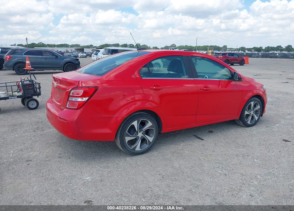 2017 CHEVROLET SONIC PREMIER AUTO VIN: 1G1JF5SBXH4140262