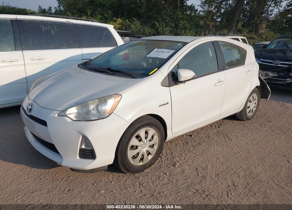 2012 TOYOTA PRIUS C TWO VIN: JTDKDTB31C1521877
