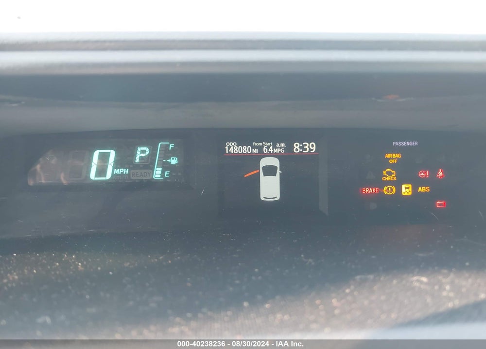 2012 TOYOTA PRIUS C TWO VIN: JTDKDTB31C1521877