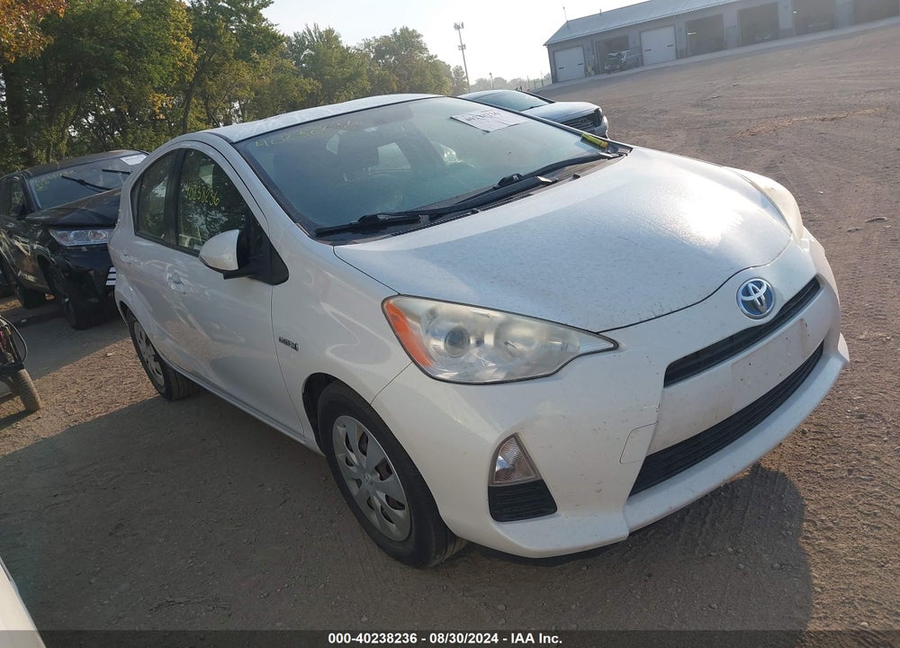 2012 TOYOTA PRIUS C TWO VIN: JTDKDTB31C1521877