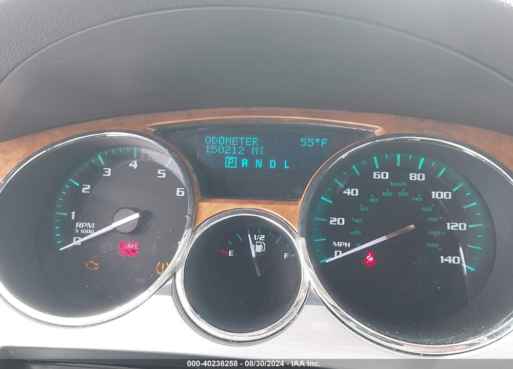 2012 BUICK ENCLAVE LEATHER VIN: 5GAKVCED5CJ347458