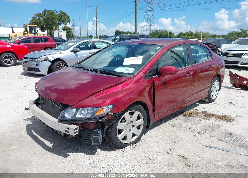 2010 HONDA CIVIC LX VIN: 2HGFA1F50AH548935