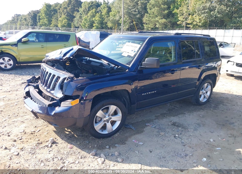 2014 JEEP PATRIOT LATITUDE VIN: 1C4NJRFB3ED858918
