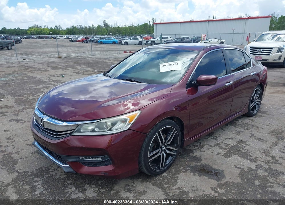2017 HONDA ACCORD SPORT VIN: 1HGCR2F54HA015383