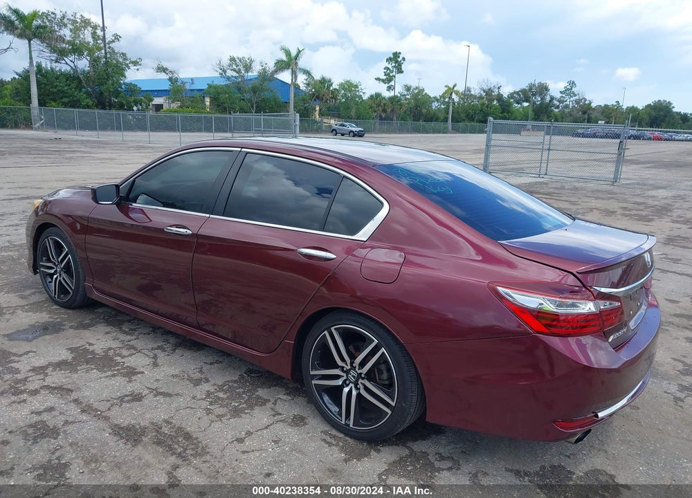 2017 HONDA ACCORD SPORT VIN: 1HGCR2F54HA015383