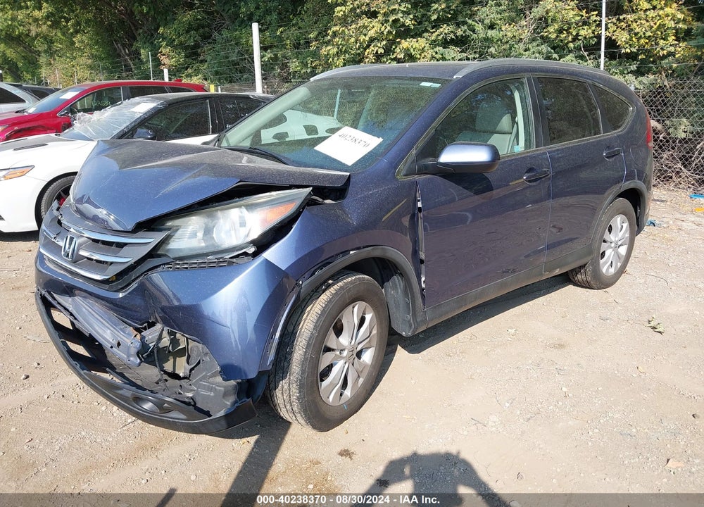 2014 HONDA CR-V EX-L VIN: 2HKRM4H78EH665761