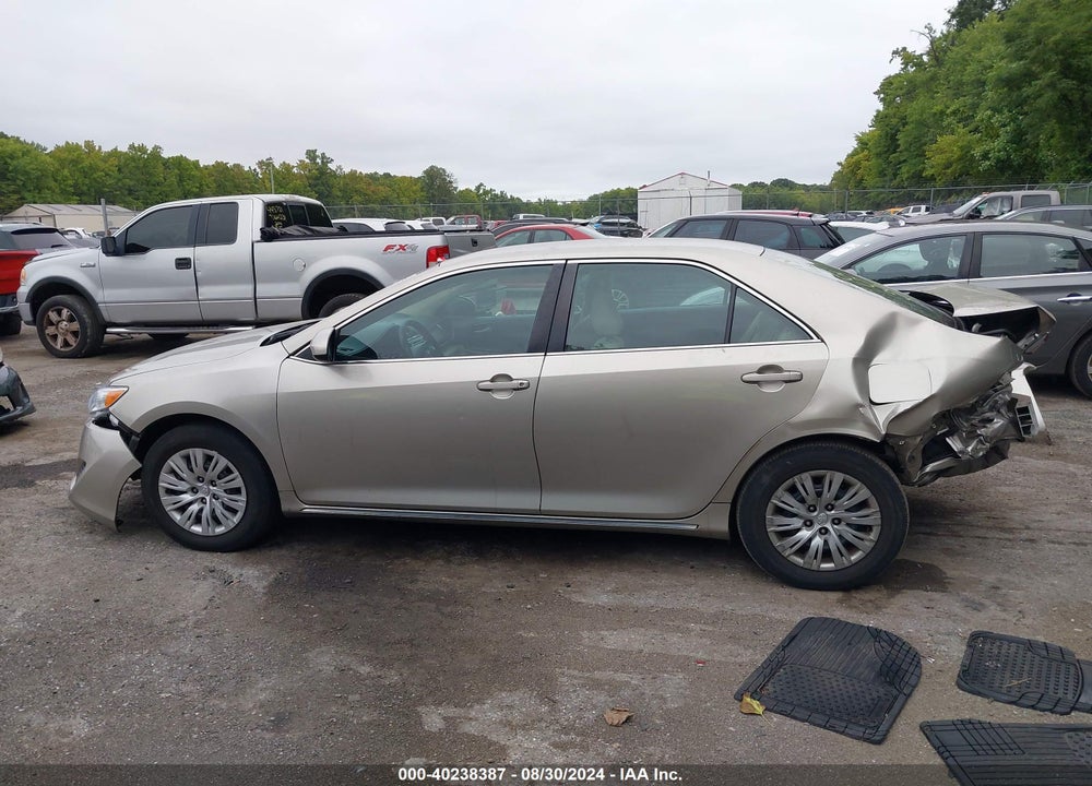 2013 TOYOTA CAMRY LE VIN: 4T1BF1FK1DU276428