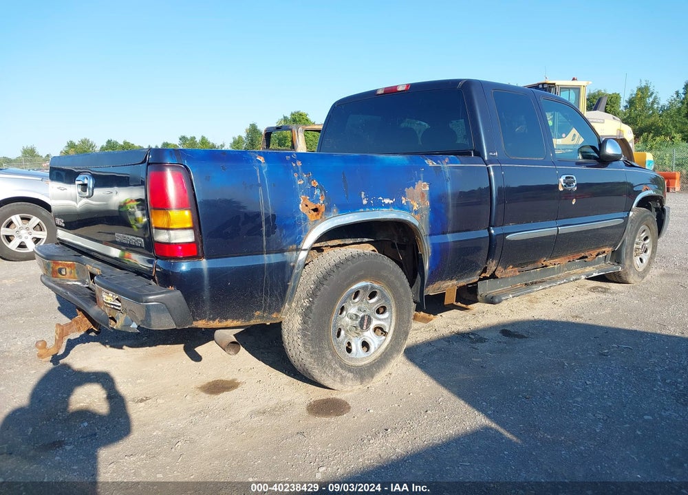 2006 GMC SIERRA 1500 SLE1 VIN: 1GTEK19Z46Z110853