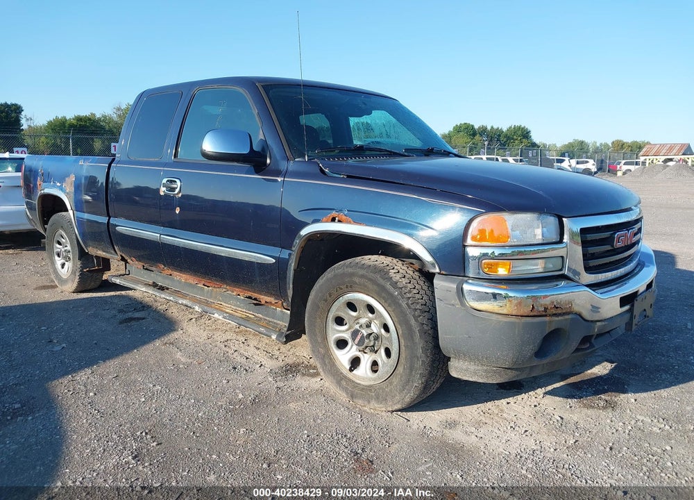 2006 GMC SIERRA 1500 SLE1 VIN: 1GTEK19Z46Z110853