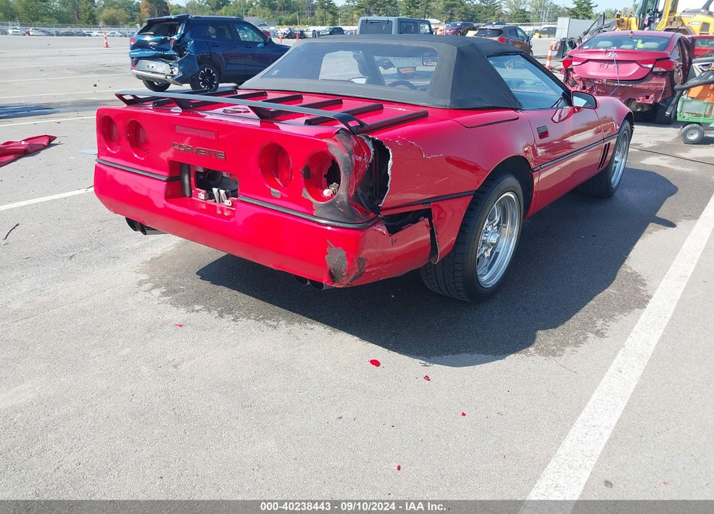 1987 CHEVROLET CORVETTE VIN: 1G1YY3182H5100156