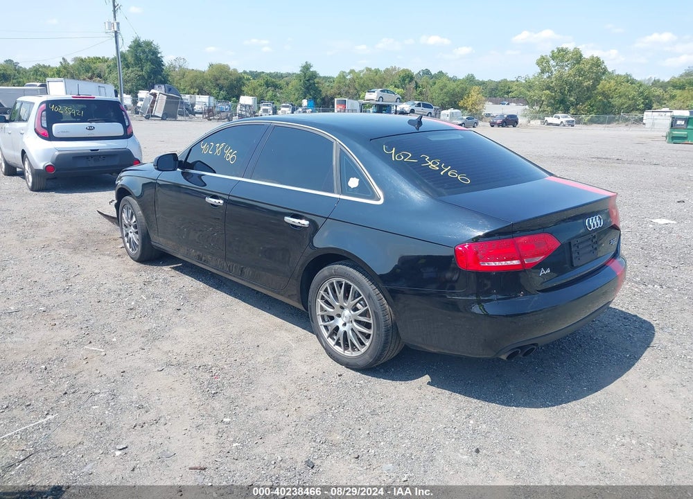 2011 AUDI A4 2.0T PREMIUM VIN: WAUFFAFL2BN019992