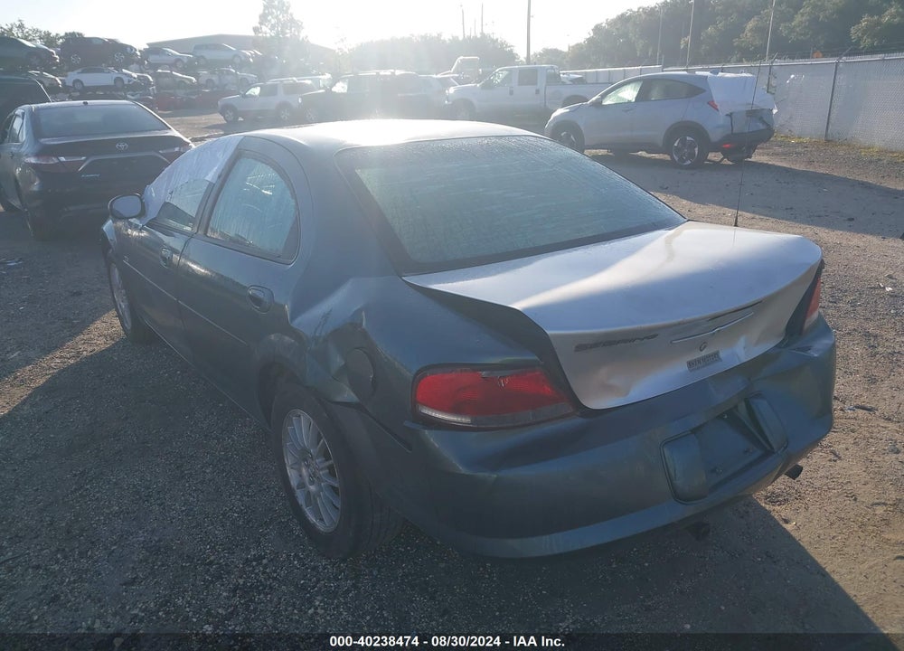 2005 CHRYSLER SEBRING VIN: 1C3EL46X35N563664