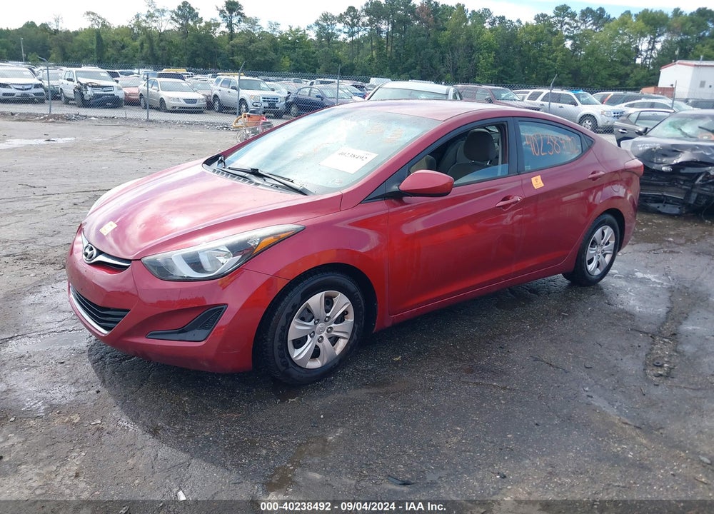 2016 HYUNDAI ELANTRA SE/SPORT/LIMITED VIN: 5NPDH4AE9GH688394