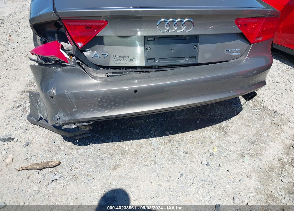 2013 AUDI A7 3.0T PREMIUM VIN: WAU3GAFC7DN014113