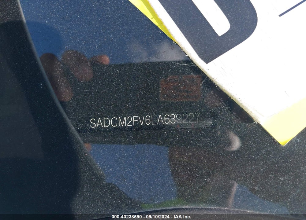 2020 JAGUAR F-PACE S P380 AWD AUTOMATIC VIN: SADCM2FV6LA639227