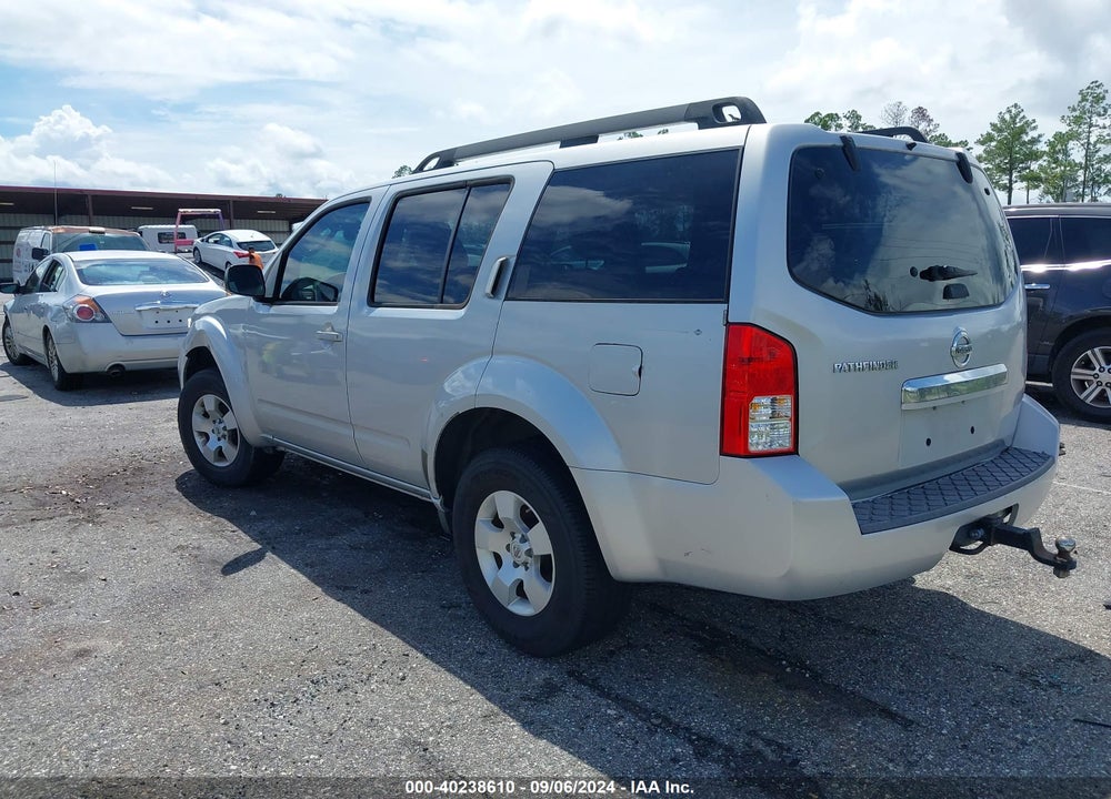 2011 NISSAN PATHFINDER S VIN: 5N1AR1NN6BC617680