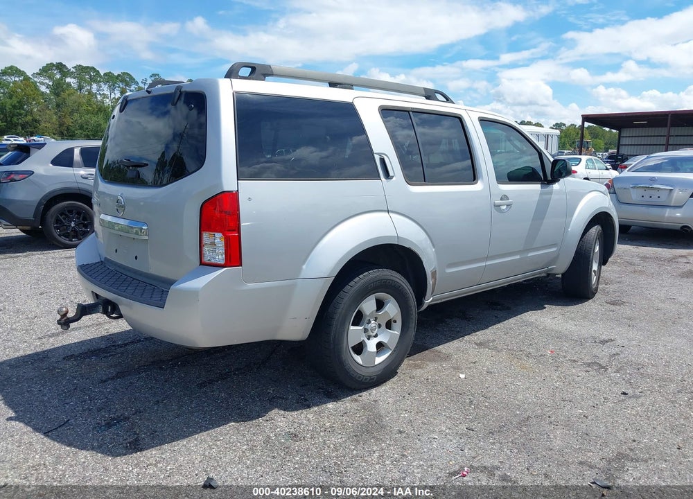2011 NISSAN PATHFINDER S VIN: 5N1AR1NN6BC617680