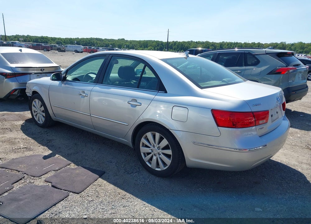 2009 HYUNDAI SONATA LIMITED VIN: 5NPEU46C39H523662